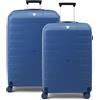 Roncato BOX SPORT SET VALIGIE (Grande, Medio) - Nero/Blu Navy