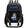 LKY STAR Anime Blue Lock Sacchetto di Scuola Daypack Zaino Viaggio Backpack da Scuola Zainetti per Ragazze Donna
