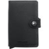 Secrid Miniwallet, portafoglio porta carte-banconote in vera pelle (Nero)