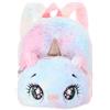 VALICLUD Zaino Unicorno Peluche 9.4In Borsa a Tracolla Leggera Multifunzione Per Bambine Scuola Viaggi Quotidiano Capacità Ampia Design Unicorno