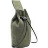 Mythrojan Custodia medievale in pelle scamosciata Accessori per costumi cosplay rinascimentali Marsupio vintage per LARP Borsa per dadi Renfair Marsupio con coulisse per uomo Donna - Verde - 8 x 6,5