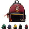 Pyramid International Harry Potter (Griffindor) - Zaino alla moda in ecopelle di lusso, fodera unica, accessorio con cerniera abbinata, tasche interne ed esterne, spazioso e iconico