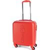 CABIN GO 5585 Valigia Trolley rigido in ABS grande valigia con ruote, 55x37x20, Bagaglio a Mano Ultra Leggero in ABS con Chiusura a combinazione