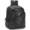 COMIX - Zaino Python Black Scuola Media, Elementare e Superiore, con Schienale Imbottito e Rinforzato, Spallacci Regolabili e Vano Principale + Tasca Frontale Con Zip, cm 32x21x43h, 31lt