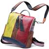 Eysee Zaino moda donna in pelle, zaino multicolore con grande capacità 2022, Stile 1, L