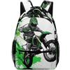 XKASKDFKE Moto da cross Zaino Scuola Elementare Trasporti Per Adolescenti Zainetto Zaini Borse Da Scuola Per La Scuola E I Viaggi One Size