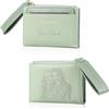 Grovjewfit Portafoglio Da Donna Personalizzato Piccolo Portafogli Con Nome Foto Borsa A Tracolla Da Donna Con Tasca Portamonete Mini Regalo Per Mamma Moglie Natale Compleanno Festa Della Mamma (B - Verde)