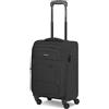 Smartbox valigia cabina morbida 56 cm trolley leggero 4 ruote con lucchetto bagaglio a mano espandibile 2,6 kg Edition 04