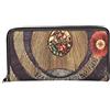 Gattinoni planet. l doub.zip wallet pvc plane Nero p26