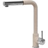 PLADOS Miscelatore cucina Plados monocomando VEMIXEXTL con canna a 90° e doccia estraibile - Avena