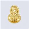 Morris & Mackintosh - Pair of Double Wave Polished Brass Door Knobs/Home