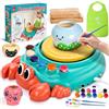 Lehoo Castle Ruota in Ceramica per Bambini, Giochi Regalo Bambina 8 9 10 11 12 Anni Arte e Artigianato in Ceramica per Bambini con Kit di Pittura ad Argilla Secca All'aria, Sstrumenti per Scolpire