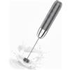 Maestri House Montalatte ricaricabile, portatile, elettrico, in acciaio inox, impermeabile, staccabile, frusta per bevande, mini frullatore per matcha, latte, cappuccino, LunaFro Mini