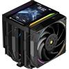 Thermalright-TR Thermalright Peerless Assassin 120 VISION MAX ARGB - Raffreddatore CPU Dual Tower, 2150 giri/min, display IPS da 5 pollici (risoluzione 480 x 854), raffreddamento PC per Intel LGA1851/1700/115x e AMD