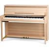 Classic Cantabile UP-1 LA Pianoforte Verticale Digitale - 88 Tastiera pesata - Pianola musicale con USB, MIDI, 256 polifonia, 40 voci - Piano digitale con funzione registrazione Mp3 - Quercia Chiara