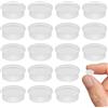 Vaguelly 25 Pezzi Tappi per Flauto in Silicone Bianco, Coperture Morbide e Flessibili per Tastiera a Fori Aperti, Accessori per Flauto e Custodia