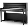 Classic Cantabile UP-1 SM Pianoforte Verticale Digitale - 88 Tastiera pesata - Pianola musicale con USB, MIDI, 256 polifonia, 40 voci - Piano digitale con funzione registrazione Mp3 - Nero Opaco