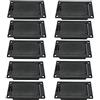 Widybord 10Pcs 9V Scatola di Batteria/Supporto/Caso Coperchio Vano con 9 Volt Batteria Clip per Chitarra Basso Pickup Accessorio di Ricambio
