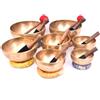 Amilav Collections Singing Bowl set of 7 - Tibetan Singing Bowls - Balancing Healing meditation - Professional Healing sound bowls