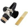 Bumdenuu Kit boccaglio include una legatura + ancia di Clarinetto 2.5 + bocchino di Clarinetto Nero Cappuccio in Plastica Accessori per Strumenti Musicali