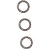 SHOWERORO 3pezzi Rosette Legno Per Chitarra Acustica Accessori Per Foro Sonoro Di Finitura Elegante Resistente e Facile Da Installare Per Chitarre Classiche e Folk Gxba