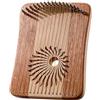 CIKSCO Arpa a lira portatile a 17 corde con chiave for accordatura, corde extra e borsa di tela, strumento musicale in legno for bambini e adulti, pianoforte a pollice (Color : Beech+Rosewood)