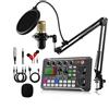Generico Scheda audio live con effetti mixer DJ e cambio voce, mixer audio F998, scheda audio per live streaming/giochi, mixer musicale DJ (A)