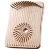 CIKSCO Arpa a lira portatile a 17 corde con chiave for accordatura, corde extra e borsa di tela, strumento musicale in legno for bambini e adulti, pianoforte a pollice (Color : Maple)