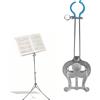 Shanrya Supporto Musicale, Morsetto da Marcia Compatto Leggero per Tromba per Strumento Musicale per Lira