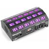 Beamz BUV463 LED UV Strobe 24x3W DMX/Standalone 7 Canali DMX 85W nero
