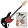 Rocktile Pro JB-30BK 70's Deluxe E-Bass SET + Spartiti + CD