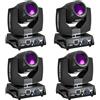 Osusuent 4PCS 230W 7R Beam Teste Mobili 17 Gobos 14 Colori Moving Head 24 prismi RGBW Luci Palco per Concerti, Palcoscenici, Club, Feste