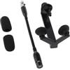 HuadaXtai Mini Strumento Mic e clip Kit Condenser Strument Microfono a collo e clip per le prestazioni del palcoscenico, 3 Pin per Akg