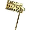 OVSAL 10.5mm Ponte per Chitarra Elettrica Aspirapolvere Oro 6 Punti ponte tremolo In Acciaio Inox Selle Piastra Ottone Blocco Chitarra Elettrica Ponte 6 String Start Stratocaster