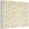 MuchoWow© Pannelli Pannello Fonoassorbente 80x60 cm Decorativi Insonorizzanti Decorativo Parete Fonoassorbenti Design Fonoisolanti Insonorizzazione Stanza Colore sabbia - Bianco - Fantasia