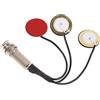 Ukbzxcmws Microfono piezoelettrico a contatto premium 3 trasduttori pickup con perno terminale per Kalimba 3 in 1 microfono contatto mono piezo pickup