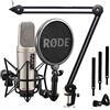 RØDE Rode NT2-A - Set microfono a condensatore + keepdrum MS138, braccio microfono