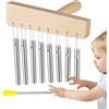 Genikeer Percussion Chimes,8 Note Campane Di Legno Per Yoga - Strumento Musicale Per Principianti Richiamo Attenzione