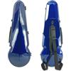 DouscsChart Custodia per viola da 40,6 cm, in fibra di carbonio, resistente, design portatile, con colofonia e accessori, due supporti per arco (blu)