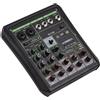 Btuty Mixer audio a 6 canali Console mixer OTG Phantom Power 48 V Lettore MP3 USB con registrazione Console audio BT per interfaccia audio del computer home theater