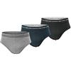 Enrico Coveri Slip Uomo Offerta 3-6-12 Pezzi, Slip Uomo in Cotone BIELASTICO Elastico EST. Mutande Uomo 80231000(12 Pezzi Assortito (4 Nero 4 Blu 4 GRGIO), 4)