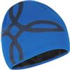 MONTURA Logo Lined Beanie Berretto Unisex Invernale in Misto Lana - Disponibili in Tanti Colori! (B. Blue/Graphite Blue)