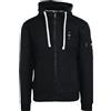 Blauer Felpa Cardinton con Cappuccio Uomo Misto Cotone Nero XL