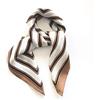 Aufeel Foulard da Donna 100% Pura Seta di Gelso - Piccolo Quadrato 53,3 x 53,3 cm - Mocassini Eleganti, Small