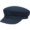 Melegari Berretto da Marinaio Estivo Aurora | Sailor cap |100% Cotone | Primavera Estate | Unisex (IT, Numero, 58, Blu Marina)