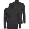 Liabel Maglia Lupetto Uomo Caldo Cotone Conf da 2 pz, Fumo Melange XL