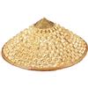 Wpamlrta Cappello a cono di bambù vietnamita giapponese Coolie in paglia da giardino agricoltore pesca, Come nella foto, Etichettalia unica