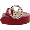 Valentino cintura Round Belt W110 Rosso/Oro accorciabile