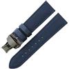 LUGEMA Cinturino For Orologio In Nylon Compatibile Con Citizen Eco-Drive Bm8475 Compatibile Con Cinturino For Orologio In Vera Pelle Tissot 18 19 20 22 24 Mm(Blue-Black-B1,24mm)