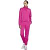 NIKE -Tuta Completa -Felpa con Zip -Tasche Laterali -Pantalone con GIROVITA Elasticizzato -Logo Rosa Fuxia L